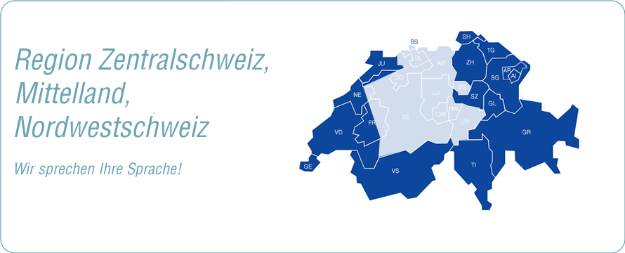 Region Zentralschweiz, Mittelland, Nordwestschweiz - MK-Med